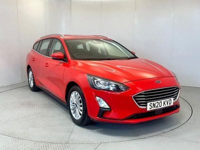 Used Ford Focus Titanium 125 HP (91 kW) 2020 Red Estate