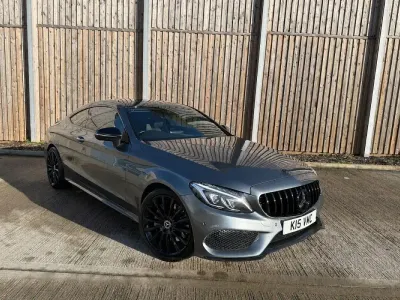 Used Mercedes C250 AMG Line Premium 204 HP (150 kW) 2017 Grey Coupe