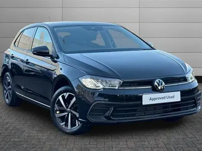 New VW Polo R-line 95 HP (69 kW) 2025 Black Hatchback