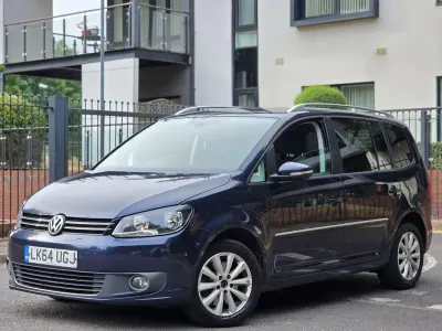 Used VW Touran Sportline 140 HP (102 kW) 2014 Blue MPV