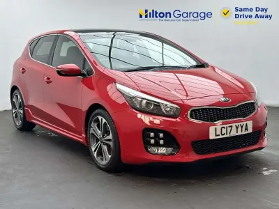 Used Kia Ceed GT-Line S 136 HP (100 kW) 2017 Red Hatchback