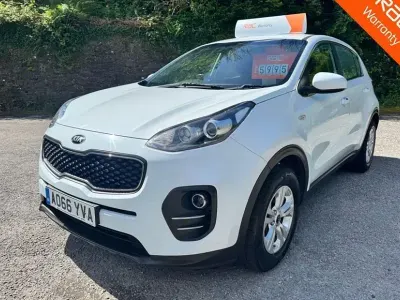 Used Kia Sportage 114 HP (83 kW) 2016 White SUV
