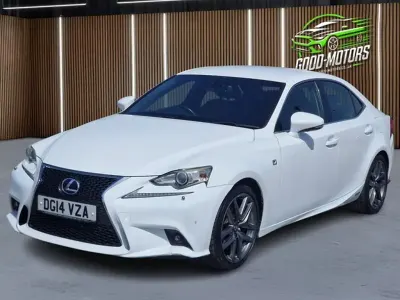 Used Lexus IS300h Sport Line 223 HP (164 kW) 2014 White Sedan