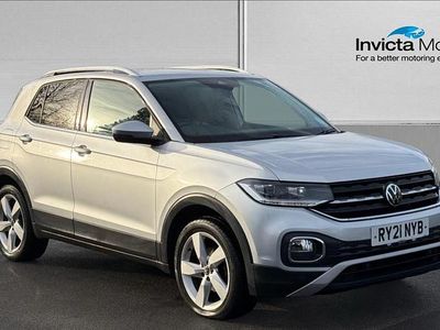 Used VW T-Cross SEL 110 HP (80 kW) 2021 Reflex silver metallic SUV