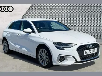 Used Audi A3 Sport 110 HP (80 kW) 2022 White Sedan