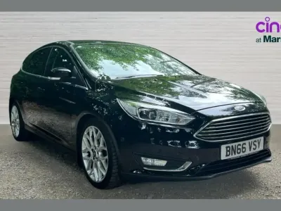 Used Ford Focus Titanium X 125 HP (91 kW) 2016 Black Hatchback