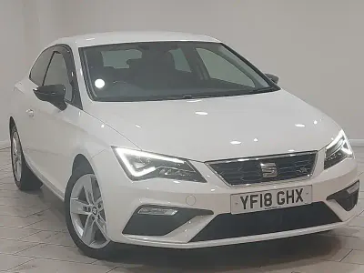 Used Seat Leon FR 150 HP (110 kW) 2018 White Hatchback