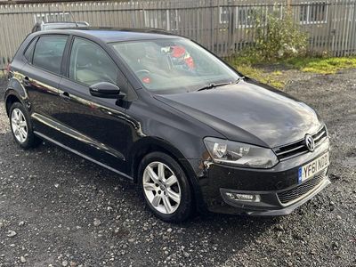 Used VW Polo Match 60 HP (44 kW) 2011 Black Hatchback
