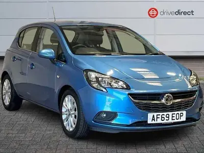 Used Vauxhall Corsa 90 HP (66 kW) 2019 Blue Hatchback