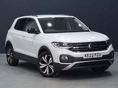 Used VW T-Cross Black Edition 95 HP (69 kW) 2022 White SUV