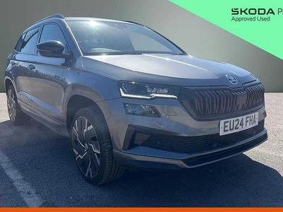 Used Skoda Karoq SportLine 150 HP (110 kW) 2024 Grey SUV