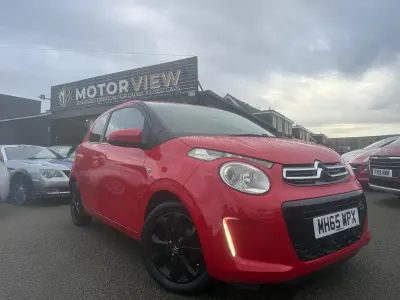 Begagnad Citroën C1 Flair 2016 Röd Halvkombi