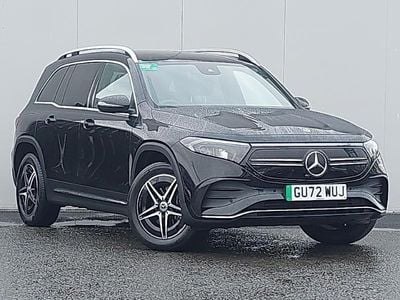 Black Used 2022 Mercedes EQB350 AMG line SUV | £26,998 (Fair price)