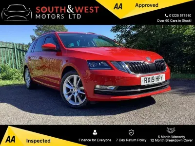 Used Skoda Octavia SE L 115 HP (84 kW) 2019 Red Estate