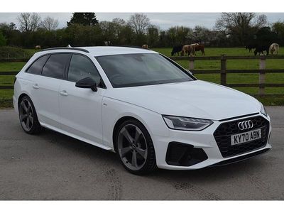 Used Audi A4 Black Edition 190 HP (139 kW) 2020 White Estate