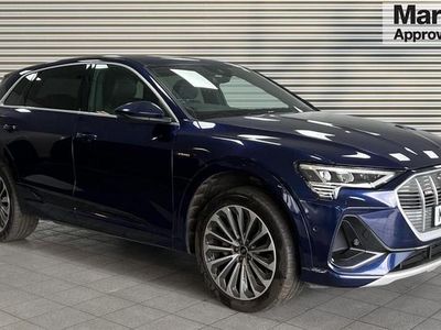 Used Audi e-tron S-Line 300 kW (408 HP) 2021 Blue SUV