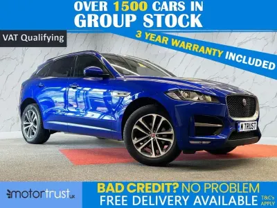 Used Jaguar F-Pace R-Sport 180 HP (132 kW) 2019 Blue SUV