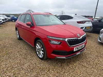 Used Skoda Kamiq SE L 115 HP (84 kW) 2021 Red SUV