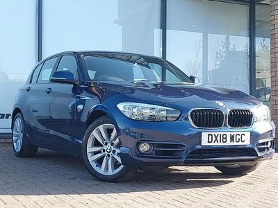 Used BMW 120 Sport Line 184 HP (135 kW) 2018 Blue Hatchback