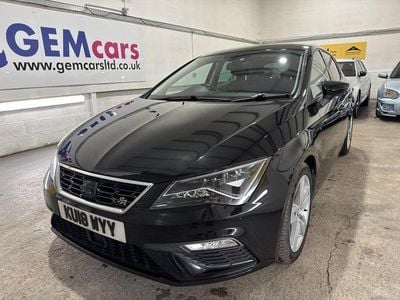 Used Seat Leon FR 125 HP (91 kW) 2018 Black Hatchback