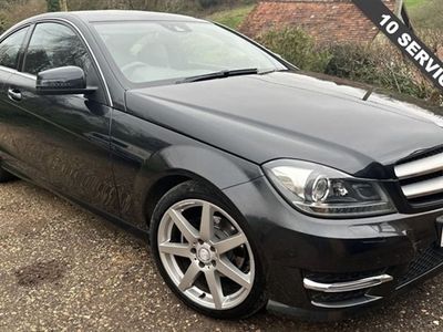 used Mercedes C180 C Class 1.6BLUEEFFICIENCY AMG SPORT COUPE 154 BHP