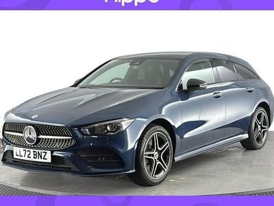 Blue Used 2022 Mercedes CLA250e Shooting Brake AMG Line Premium Estate | £18,480 (Fair price)