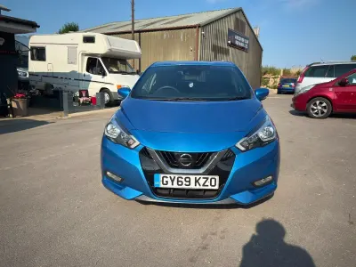 Used Nissan Micra Acenta 2019 Blue Hatchback