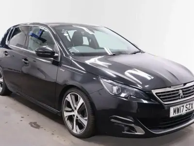 Gebraucht Peugeot 308 GT-line 120 PS (88 kW) 2017 Schwarz Kleinwagen