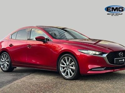 Red Used 2020 Mazda 3 Inclusive Sedan | £16,399 (Fair price)
