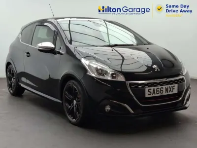 Used Peugeot 208 Prestige 208 HP (152 kW) 2016 Black Hatchback