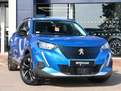 Used Peugeot e-2008 Allure Premium 100 kW (136 HP) 2022 Blue SUV