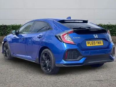 Used Honda Civic Sport 126 HP (92 kW) 2019 Blue Hatchback