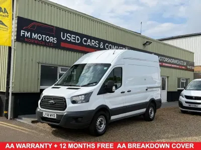Usado Ford Transit 130 CV (95 kW) 2018 Blanco Van