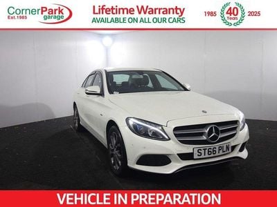 White Used 2016 Mercedes C350e Sedan | £9,999