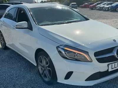 Used Mercedes A200 Sport Edition 134 HP (98 kW) 2018 Cirrus white Hatchback
