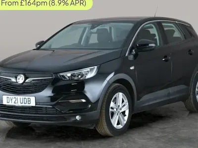 Used Vauxhall Grandland X S 131 HP (96 kW) 2021 Black SUV