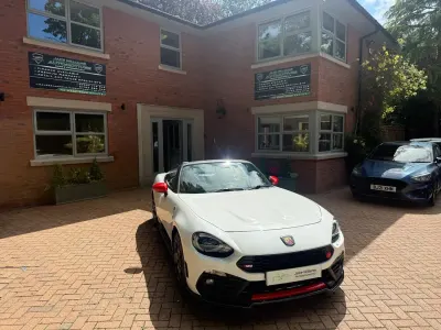 Used Abarth 124 Spider 170 HP (125 kW) 2018 White Cabriolet
