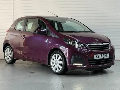 Used Peugeot 108 Active 68 HP (50 kW) 2017 Mauve/purple Hatchback