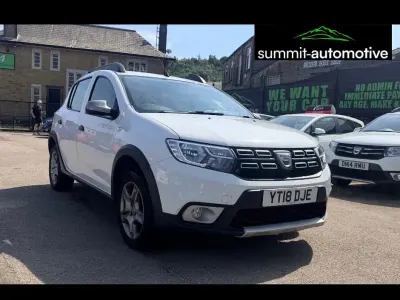 Used Dacia Sandero Stepway Ambiance 90 HP (66 kW) 2018 White Hatchback