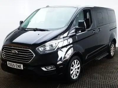 Used Ford Tourneo Custom Titanium 130 HP (95 kW) 2020 Black Van