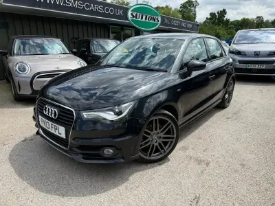 Used Audi A1 Sportback S-Line 122 HP (89 kW) 2013 Black Hatchback