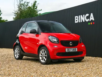 Used Smart ForTwo Cabrio Passion 71 HP (52 kW) 2017 Red Cabriolet