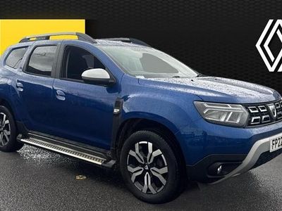 Blue Used 2022 Dacia Duster Prestige SUV | £14,048 (Fair price)