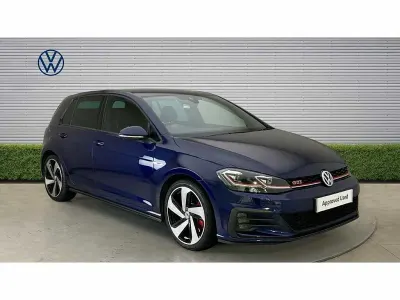 Used VW Golf VII GTI 245 HP (180 kW) 2019 Blue Hatchback