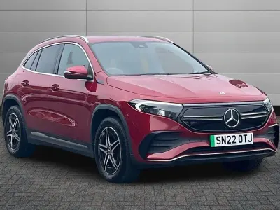 Used Mercedes EQA300 AMG line 167 kW (228 HP) 2022 Patagonia red SUV