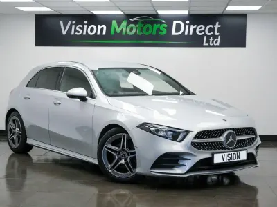 Used Mercedes A200 AMG line 163 HP (119 kW) 2020 Silver Hatchback
