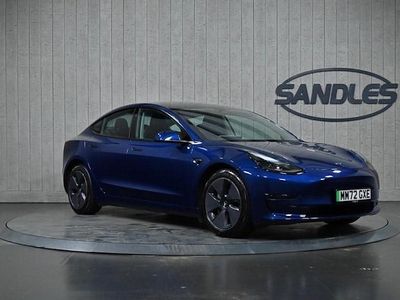 Used Tesla Model 3 Long Range AWD 366 kW (498 HP) 2022 Blue Sedan