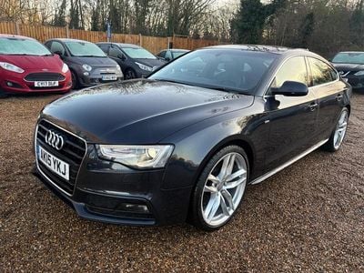Blue Used 2015 Audi A5 Sportback S-Line Hatchback | £7,495 (Good price)