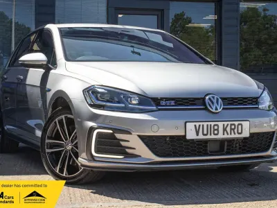 Used VW Golf VII GTE 204 HP (150 kW) 2018 Silver Hatchback