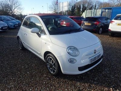 Used Fiat 500C Pop 69 HP (50 kW) 2009 White Cabriolet